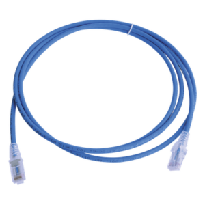 Patch Cord Modular Cat6 UTP / CM-LS0H / 2.13 m (7 pies) / 26 AWG / Ultra Delgado / Azul
