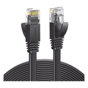 Cable Ethernet Plano UTP Cat6 / 5 m (16.40 pies) / 600 MHz / 1000 Mbps / 26AWG CCA / RJ45 Dorado