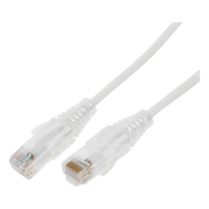 Cable de Parcheo Slim UTP Cat6A / 10 m (32.81 ft) / 28 AWG / RJ45 / Blanco
