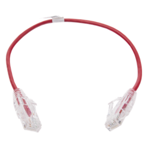 Cable de Parcheo / UTP Cat6 / 30 cm (0.98 ft) / 28 AWG / Slim / Rojo