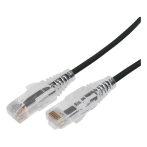Cable de Parcheo Slim UTP Cat6A / 10 m (32.81 ft) / 28 AWG / RJ45 / Negro