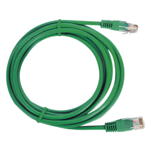 Cable de Parcheo UTP Cat6 / 2 Metros (6.56 Pies) / Verde / RJ45 / 1 Gbps