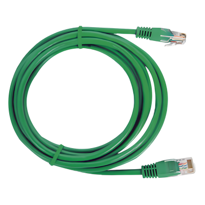 Cable de Parcheo UTP Cat6 / 2 Metros (6.56 Pies) / Verde / RJ45 / 1 Gbps