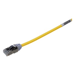 Patch Cord Cat6A / 28 AWG / S/FTP Blindado / CM/LS0H / 20 cm (0.66 ft) / Amarillo
