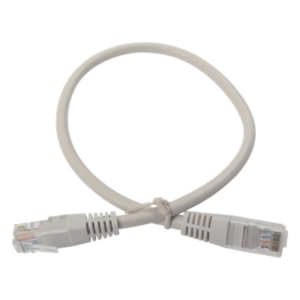 Cable de Parcheo UTP Cruzado Cat6 / 0.4m (1.31 ft) / Sin Blindaje / RJ45 8(8) / Gris