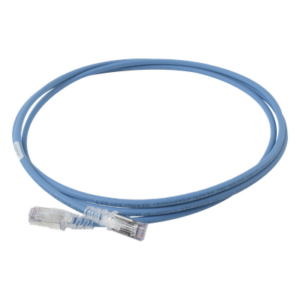 Patch Cord Cat6A Blindado S/FTP / 28 AWG / 2.13 m (7 ft) / Diámetro 5.5 mm / Color Azul