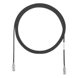 Cable de Parcheo UTP Cat6 / 28AWG Diámetro Reducido / 2.13 m (7 Pies) / Negro / CM-LSZH / PoE++