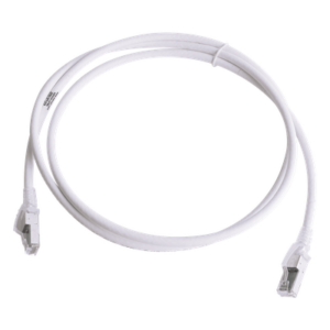 Patch Cord Cat6A S/FTP / 1.5m (5ft) / Blindado 360° / CM/LS0H / Alta Densidad / Blanco