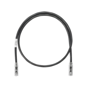 Cable de Parcheo UTP / Cat 6 / 0.3 m (1 ft) / 24 AWG / CM / PoE / Negro