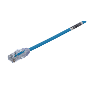 Cable de Parcheo UTP Cat6A / 28AWG / CM-LSZH / 0.61m (2ft) / Azul
