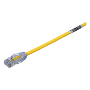 Cable de Parcheo UTP Cat6A / 28AWG / CM-LSZH / 0.3 m (1 pie) / Amarillo