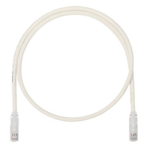 Cable de Parcheo UTP / Cat6A / 24 AWG / CM / 0.3 m (1 pie) / Color Blanco