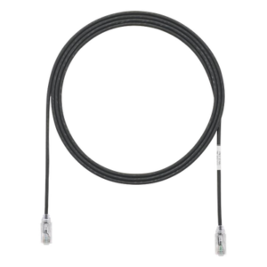 Cable de Parcheo / UTP Cat6 / 28AWG Diámetro Reducido / 3.8 mm / 1.52 m (5 Pies) / Negro / CM-LSZH / PoE++