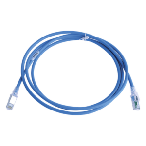 Patch Cord Cat6A S/FTP / 7 Pies (2.13 m) / CM/LS0H / Blindaje 360° / UL2043 / Alta Densidad
