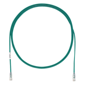 Cable de Parcheo Cat6 / UTP 28AWG / 1.52m (5 pies) / Verde / Diámetro 3.8mm / CM/LSZH