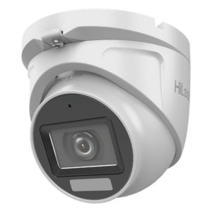 Cámara Turret TURBOHD / 2 Megapixel / Dual Light 30 m (98.4 ft) IR + 20 m (65.6 ft) Luz Blanca / Lente 2.8 mm 100° / IP66 / Audio por Coaxitron / 4 Tecnologías Seleccionables
