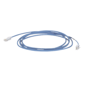 Cable de Parcheo Cat6 / UTP 28AWG / 3.8mm Diámetro / 9.14m (30ft) / Azul / PoE++ / -10 a 75°C