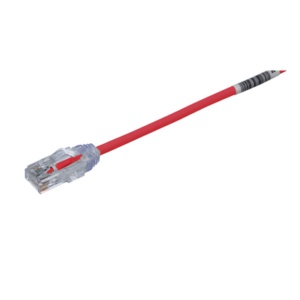Cable de Parcheo / Cat6 / 28AWG / UTP / 6.1 m (20 pies) / Rojo / Diámetro Reducido