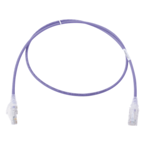 Patch Cord Cat6 UTP / 28AWG / 0.91 m (3 ft) / CM/LS0H / Diámetro 4.0 mm / Violeta