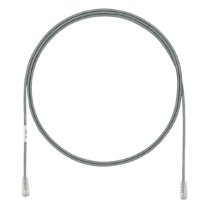Cable de Parcheo UTP / Cat6A / 28AWG / CM-LSZH / 0.30 m (1 pie) / Gris