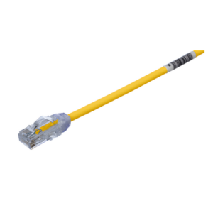 Cable de Parcheo UTP / Cat6A / 28AWG / CM-LSZH / 4.57 m (15 ft) / Amarillo