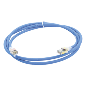Patch Cord Cat6A UTP / CM / 1.52 m (5 ft) / Doble Aislamiento / 7.37 mm OD / Azul