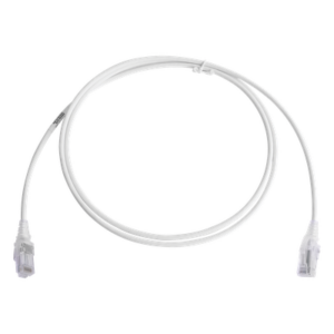 Patch Cord Modular Cat6 UTP / 28AWG / CM/LS0H / 1.52 m (5 Pies) / Diámetro 4.0 mm / Blanco