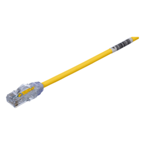 Cable de Parcheo UTP / Cat6A 500 MHz / 28 AWG Diámetro Reducido 4.7 mm / Doble Clasificación CM/LSZH / PoE IEEE 802.3bt / 0.61 m (2 ft)