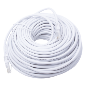 Cable de Parcheo UTP Cat5e / 30 m (98.43 ft) / 100 Ohm / 10/100Base-T / Blanco