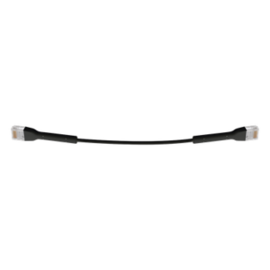 Cable Ethernet Cat6 / 22 cm (0.72 ft) / RJ45 / Diámetro ultrafino / Color negro