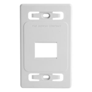 Placa de Pared Modular / 2 Salidas / Blanco / Versión Bulk / Termoplástico Resistente