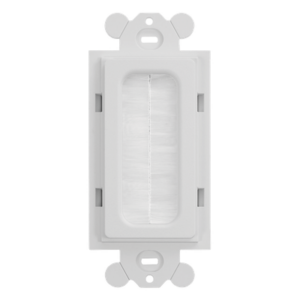 Inserto de Cepillo para Placa Frontal GFCI / ABS / 0.15' x 0.07' x 0.15' / Blanco / RoHS