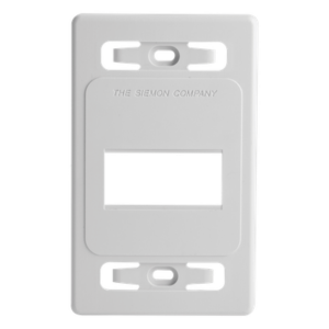 Placa de Pared Modular / 3 Salidas / Blanco / Bulk / MAX / Z-MAX Blindados