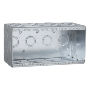 Caja Multigang / 4 Gangs / 3-1/2 Pulgadas (8.89 cm) / 24 Entradas 1/2-3/4 Pulgadas (1.27-1.91 cm)