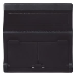 Placa Inclinada Voz y Datos / 2 Puertos Keystone RJ45 / Guardapolvos Integrados / IP20 / 108×52 mm / 4.25×2.05 in
