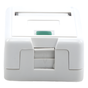 Caja de Pared Superficial / 1 Puerto Keystone / Montaje Vertical / UL 94V-0 / Certificada UL, CE, ETL