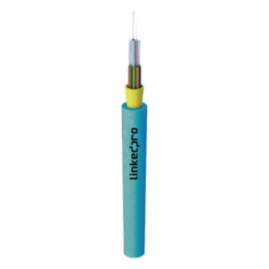 Cable de Fibra Óptica Multimodo OM4 50/125 / 6 Hilos / Tight Buffer 900µm / OFNR Riser / Dieléctrico / 6.56 pies máximo por tramo
