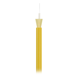 Cable de Fibra Óptica Monomodo OS2 / 1 Fibra G.657.A1 / Tight Buffer 900µm / Riser OFNR / 2mm / 6.56 pies radio curvatura