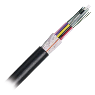 Cable de Fibra Óptica / 12 Hilos / OM3 50/125 / OSP Dieléctrico / MDPE / 3.28 ft