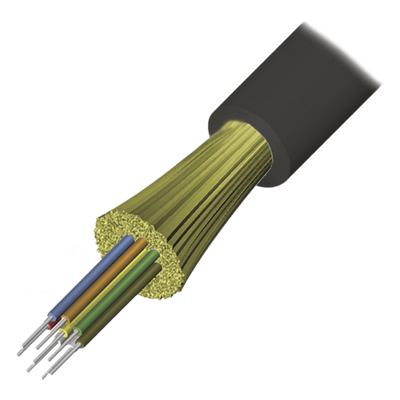 Cable de Fibra Óptica / 12 Hilos / OM4 50/125 / Tight Buffer / Dieléctrico Plenum / Interior-Exterior / 1 Metro (3.28 Pies)