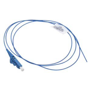 Pigtail de Fibra Óptica / LC Simplex / Monomodo OS2 9/125 / 900µm / 1m (3.28 ft) / Azul