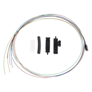 Kit Fan-Out de Fibra Óptica / 6 Fibras / Conversión 250 a 900 Micras / 1 Metro (3.28 Pies)