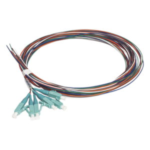 Kit de Pigtails / Multimodo OM3 50/125 µm / Conector LC / 2 Metros (6.56 Pies) / 6 Piezas / Recubrimiento 900 µm