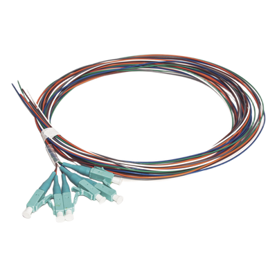 Kit de Pigtails / Multimodo OM3 50/125 µm / Conector LC / 2 Metros (6.56 Pies) / 6 Piezas / Recubrimiento 900 µm