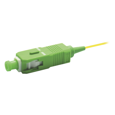 Pigtail de Fibra Óptica / SC/APC / Monomodo G.652D / Simplex / 2 Metros (6.56 Pies) / 0.9 mm / PVC