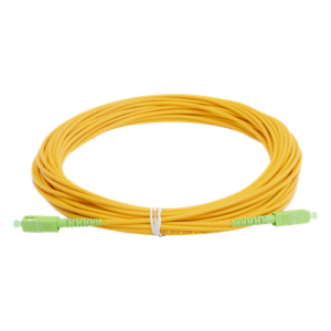 Jumper de Fibra Óptica / SC/APC a SC/APC / Monomodo OS2 / 15 m (49.21 ft) / Simplex / 3 mm