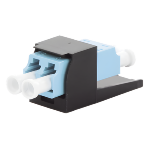 Módulo Acoplador / LC Duplex / Fibra Multimodo OM3/OM4 / Mini-Com / Cerámica Zirconia / Aqua