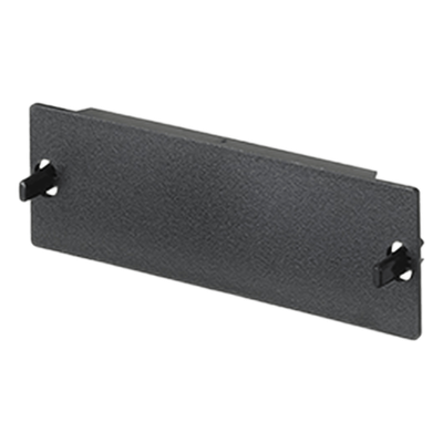 Placa Ciega / Reserva Espacio Paneles Fibra Óptica / TIA/EIA-568-C.3 / Color Negro