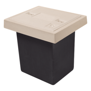 Registro de Telecomunicaciones / 1 Tapa / Resistencia 2.5 Toneladas / Uso Peatonal / Tapa 59.5x59.5 cm / Impermeable