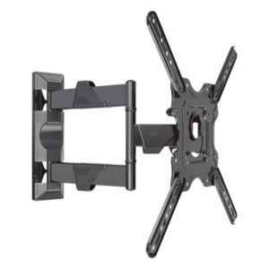 Soporte de Pared Articulado / Pantallas 32" a 55" / VESA 100x100 a 400x400 mm / Carga 27.2 kg (60 lbs) / Extensión 5 a 40 cm / Giro 180° / Inclinación +8° a -5°